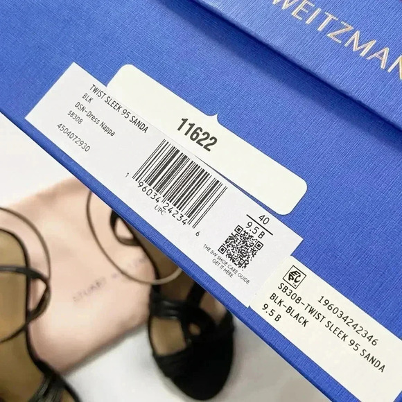 NIB Stuart Weitzman Twist Sleek 95 Sandals size 9.5 - Picture 7 of 12
